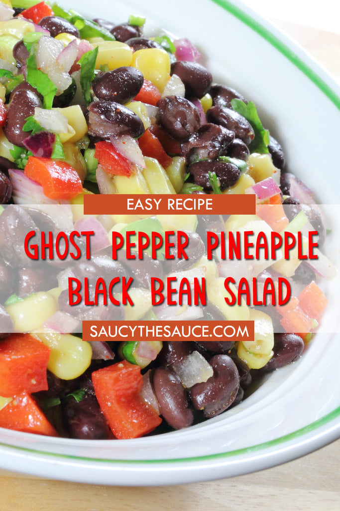 Saucy Ghost Pepper Pineapple Black Bean Salad