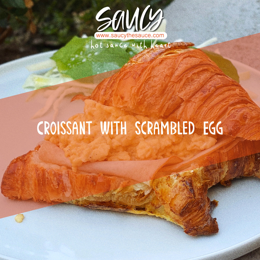 Croissant with Scrambled Egg