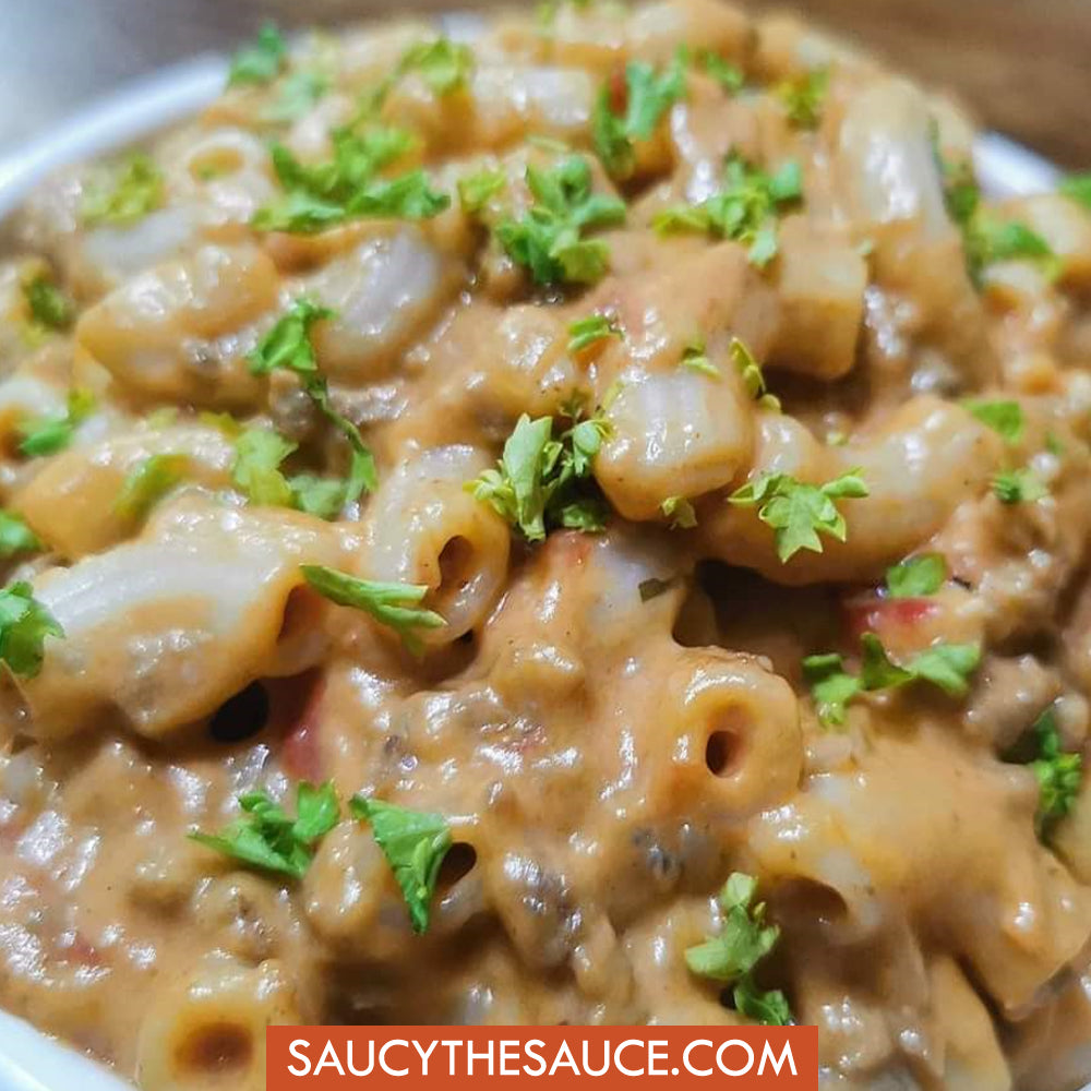 One-Pot Spicy Mac and Cheese with Saucy Jalapeño Hot Sauce