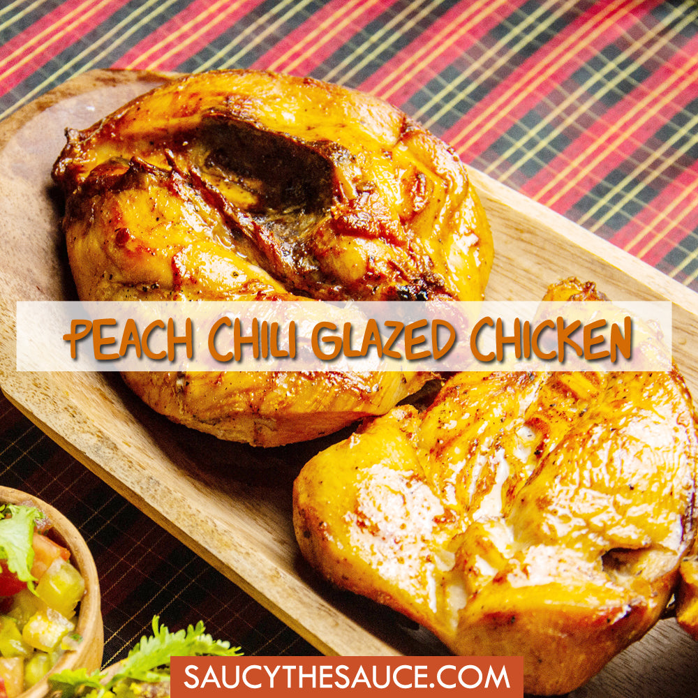 Peach Chili Glazed Chicken