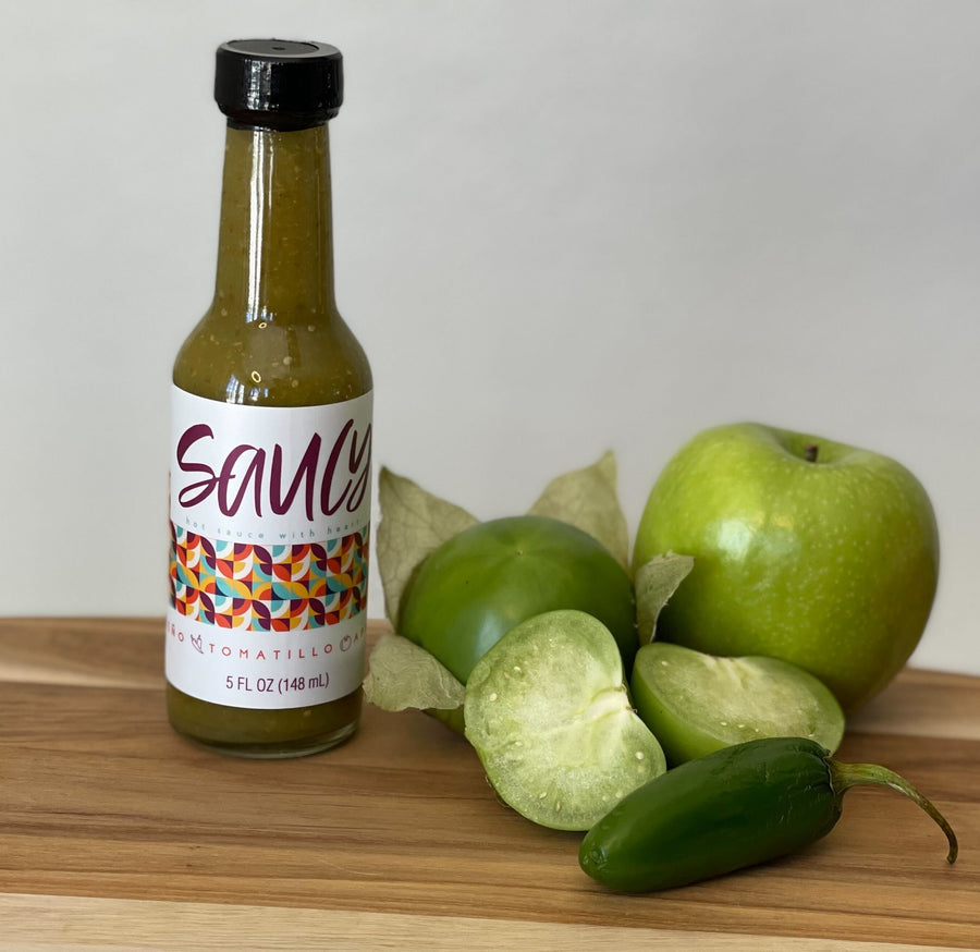 Jalapeno Tomatillo Hot Sauce, Jalapeno Hot Sauce Saucy Hot Sauce A